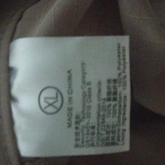 Men’s Tan Cargo Pants XL – 100% Polyester, Utility Trousers NWOT - Picture 4 of 5